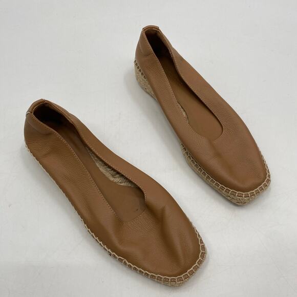 Everlane brown leather espadrille flats - Picture 2 of 7